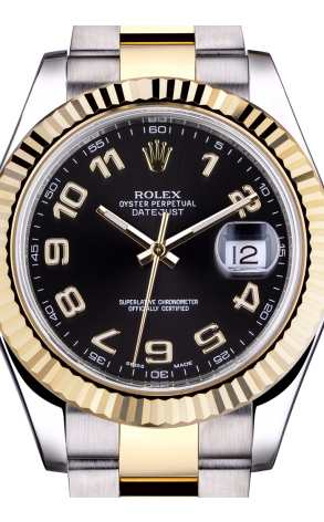 Часы Rolex Datejust II Steel Yellow Gold Black Dial Watch 116333 (14073) №2