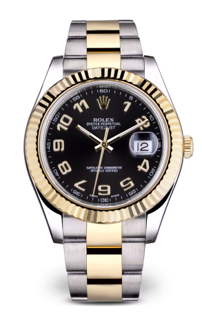 Часы Rolex Datejust II Steel Yellow Gold Black Dial Watch 116333 (14073)