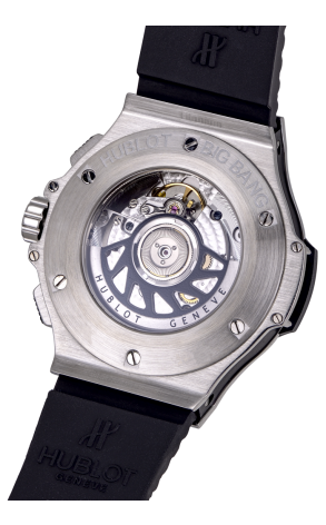 Часы Hublot Big Bang Stainless steel Chronograph Diamonds Rubber "СпецАкция" до 1-го мая 341.SX.130.RX.174 (14090) №3
