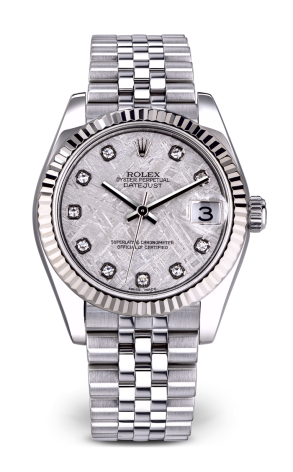 Часы Rolex Datejust 31mm Stainless Steel Meteorite Diamond Oyster 178274 (14434)