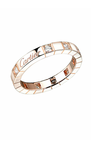 Кольцо Cartier Lanières Diamond Gold Band Ring (14156)