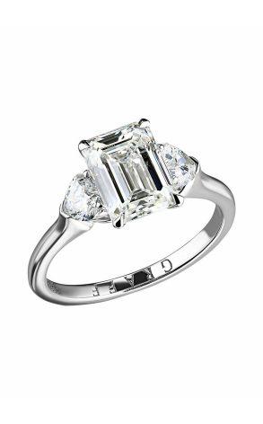 Кольцо GRAFF Platinum White Emerald Promise Ring 2.25 ct (14274)