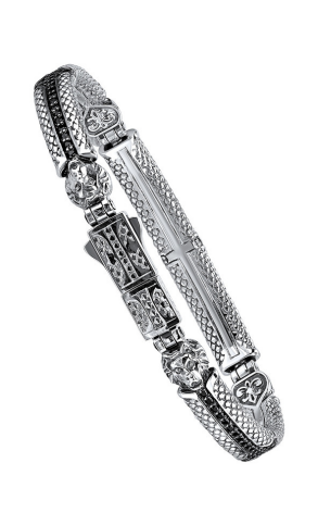 Браслет  Konstantino Sterling Silver Black Diamonds Bracelet (14179)