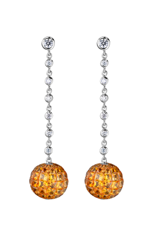 Серьги ZYDO Gioielli Earrings Citrine 8.60 ct (14379)