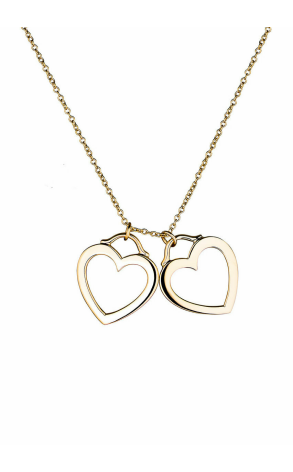 Подвеска Tiffany & Co Rose Gold Hearts Double Pendant (14303)