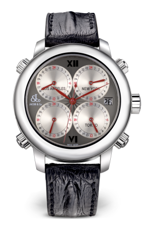 Часы Jacob&Co Jacob & Co. Five Time Zone Automatic Watch H24SSG (14585)