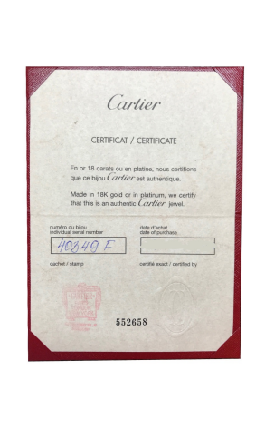 Кольцо Cartier 1,43 ct G/VVS2 Ring (14563) №4