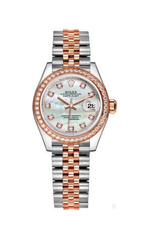 Часы Rolex Lady Datejust 28mm Stainless Steel and Everose Gold MOP Diamond Jubilee 279381RBR (14609)