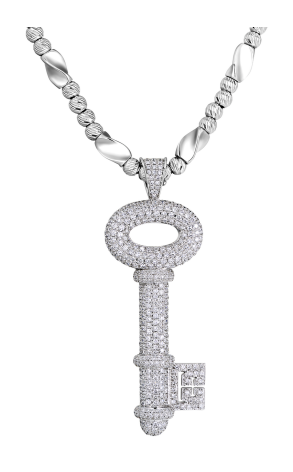 Подвеска Theo Fennell Large Key Diamond White Gold Pendant Large (14519)