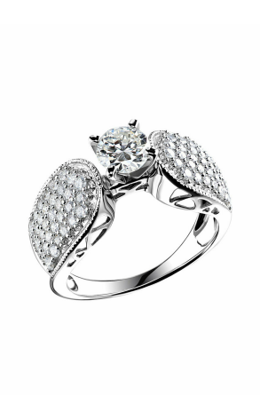 Кольцо  с 0,85 ct J/SI1 (14820)