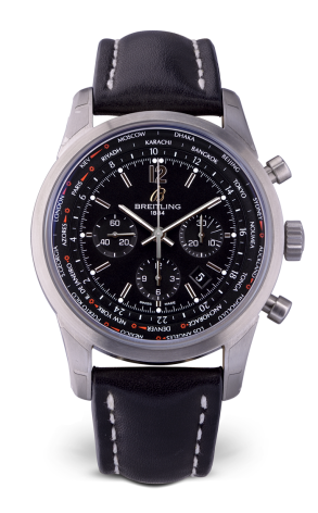 Часы Breitling Transocean Chronograph Unitime Pilot AB0510U6/BC26/441X (14796)