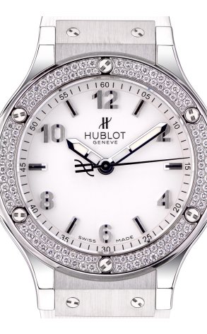 Часы Hublot Big Bang Stainless Steel & Diamonds Quartz Ladies Watch 361.SE.2010.RW.1104 (14807) №2