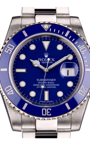 Часы Rolex Submariner White Gold Blue 116619LB (8151) №2