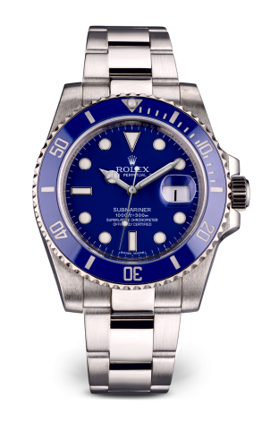 Часы Rolex Submariner White Gold Blue 116619LB (8151)