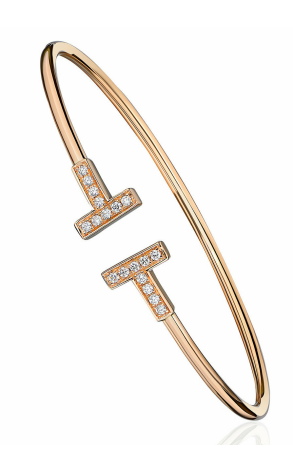 Браслет Tiffany & Co T Wire Rose Gold Bracelet T Wire (14905)