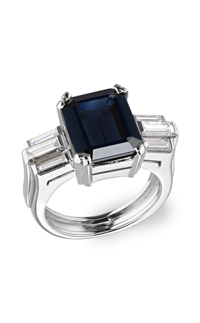 Кольцо  с сапфиром 5,50 ct и бриллиантами (15197)