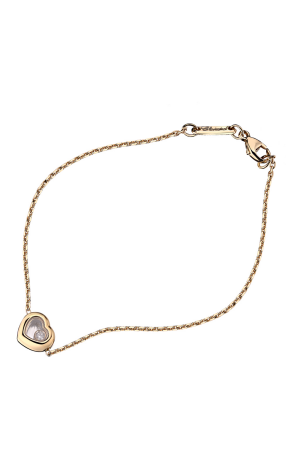 Браслет Chopard Yellow Gold Happy Diamonds Heart Bracelet 85/5445 (15206)