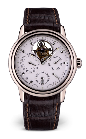 Часы Blancpain Leman Tourbillon Perpetual Calendar 2625-1542A-53B (15059)