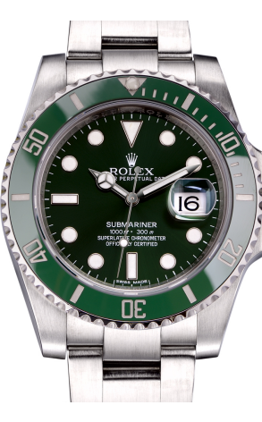 Часы Rolex Submariner Green Hulk 116610LV (15114) №2
