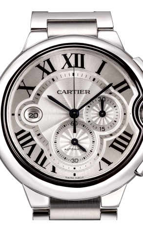Часы Cartier Ballon Blue Silver Dial Chronograph W6920002 (15243) №2
