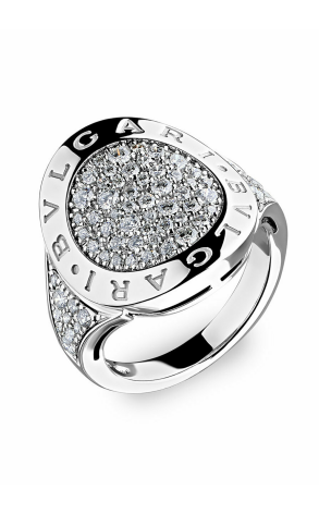 Кольцо Bvlgari Bvlgari-Ring in White Gold with Pave Diamonds AN854863 (14943)