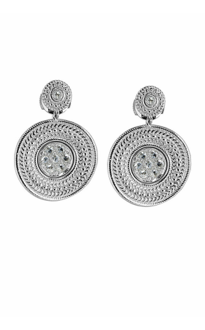 Серьги Carrera y Carrera Ruedo Long White Gold And Diamond Earrings DA11110 (14936)
