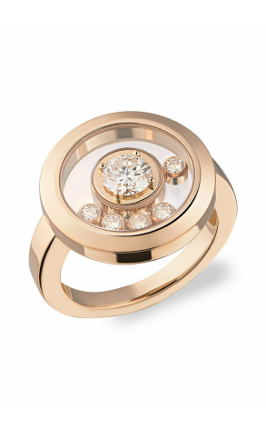 Кольцо Chopard Happy Solitaire 0.51 ct Rose Gold Ring 826454-5004 (15248)
