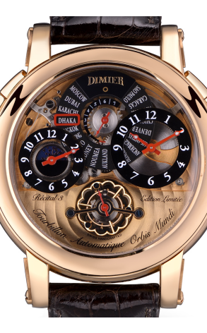 Часы Bovet 1822 Dimier Rose Gold Recital 3 Orbis Mundi WorldTime Tourbillon 3 Orbis Mundi (15155) №2