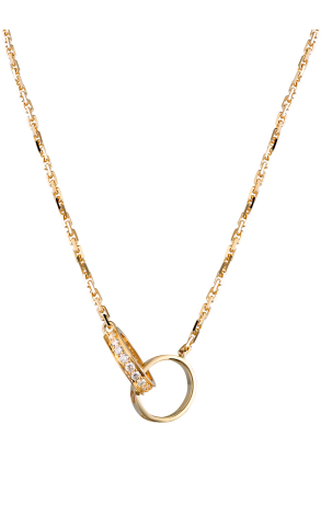 Подвеска Cartier Love Yellow Gold Diamonds Necklace B7013800 (12057)