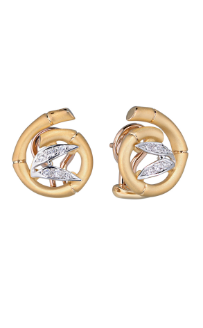 Серьги Carrera y Carrera Bambu Tao Mini Earrings DA10574 (15568)