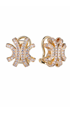 Серьги Chopard Yellow Gold Diamonds Earrings 84/6294 (15841)