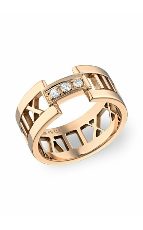 Кольцо Tiffany & Co Atlas Rose Gold Open Ring Atlas (15266)