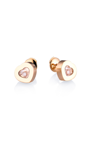 Серьги Chopard Happy Diamonds Hearts Yellow Gold Earrings 832897-0001 (16490)