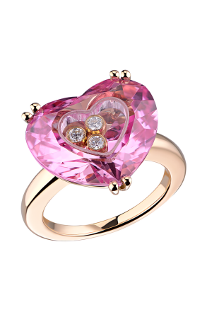 Кольцо Chopard So Happy Diamonds Rose Crystal Ring 82/6233/05 (16543)