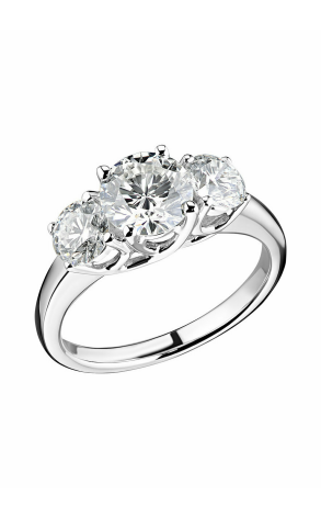 Кольцо Смоленский Бриллиант Смоленские Бриллианты 1,33 ct H/VVS2 МГУ (16459)