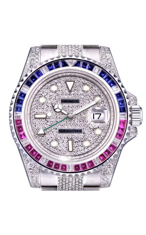 Часы Rolex GMT-Master II Custom Diamond Set with Custom Pepsi Bezel 116710LN (16952) №2