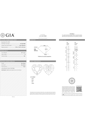 Кольцо  с 3,01 ct M/VS1 GIA (16937) №2