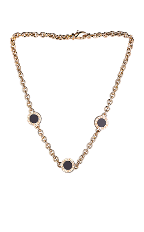 Колье Bvlgari Bvlgari-Yellow Gold Onyx Necklace (16819)