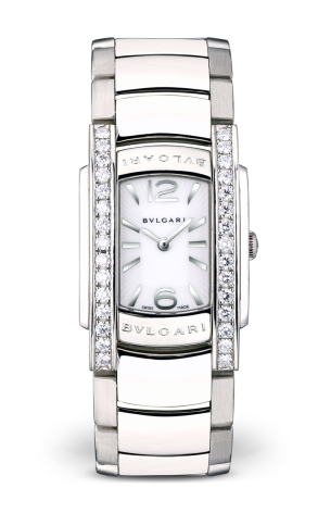 Часы Bvlgari Bulgari Assioma 18k White Gold Quartz Diamonds Ladies Watch 31mm Assioma (17839)