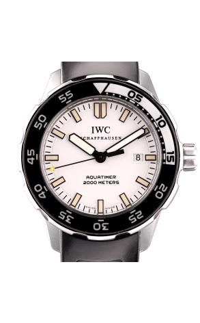 Часы IWC Aquatimer White Dial Rubber Strap Mens Watch IW356805 (17862) №2
