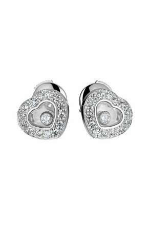 Серьги Chopard Happy Diamonds Hearts Earrings 83-1084 (17391)