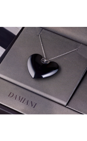 Подвеска Damiani D.Icon Black Ceramic White Gold and Diamond Pendant 20045906 (17395) №2