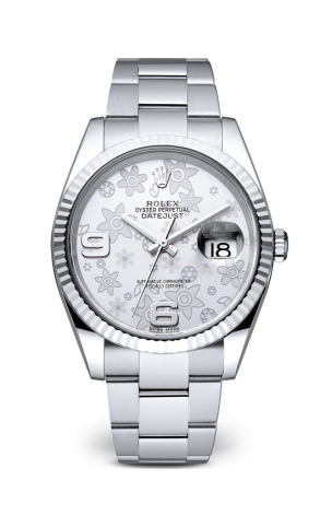 Часы Rolex DateJust 36mm Floral Dial 116234 (14431)