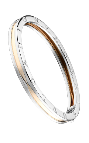 Браслет Bvlgari Bzero1 Steel and Yellow Gold Bracelet BVL332411 (17902)