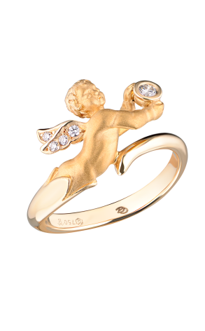 Кольцо Carrera y Carrera Angelitos Cherub Ring (17904)