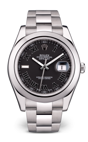 Часы Rolex Datejust II 41 mm Dark Grey Roman Dial 116300 (18531)