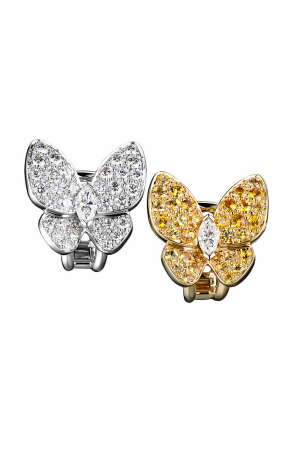 Серьги Van Cleef & Arpels Two Butterflies VCARB15100 (18777)