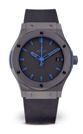 Часы Hublot Classic Fusion All Black Blue 511.CI.1190.GR.ABB10 (18829)