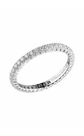 Кольцо Tiffany & Co Etoile Platinum with Diamonds Ring (18906)