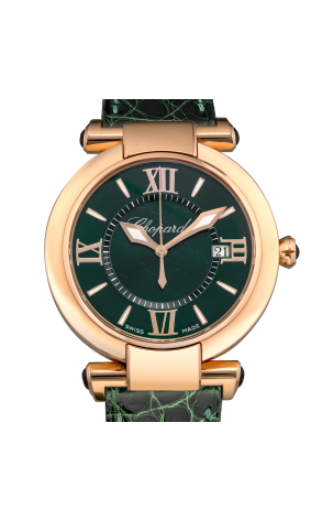 Часы Chopard Imperiale 18K Rose Gold & Green Tourmalines Ladies Watch 384221-5013 (19111) №2